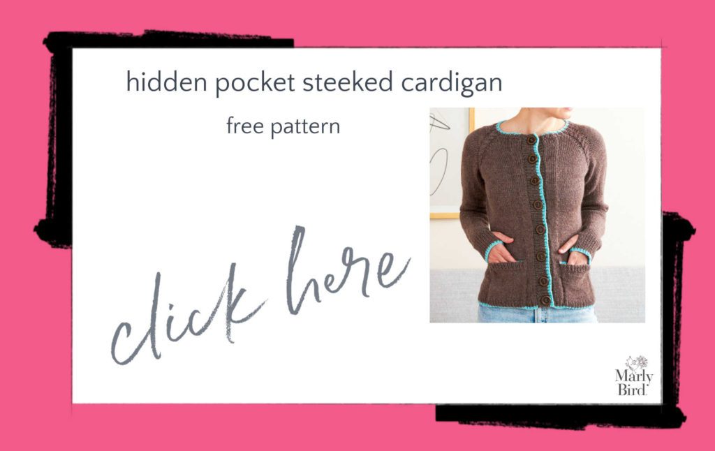 Hidden Pocket Steeked Cardigan, , one of Marly's favorite patterns