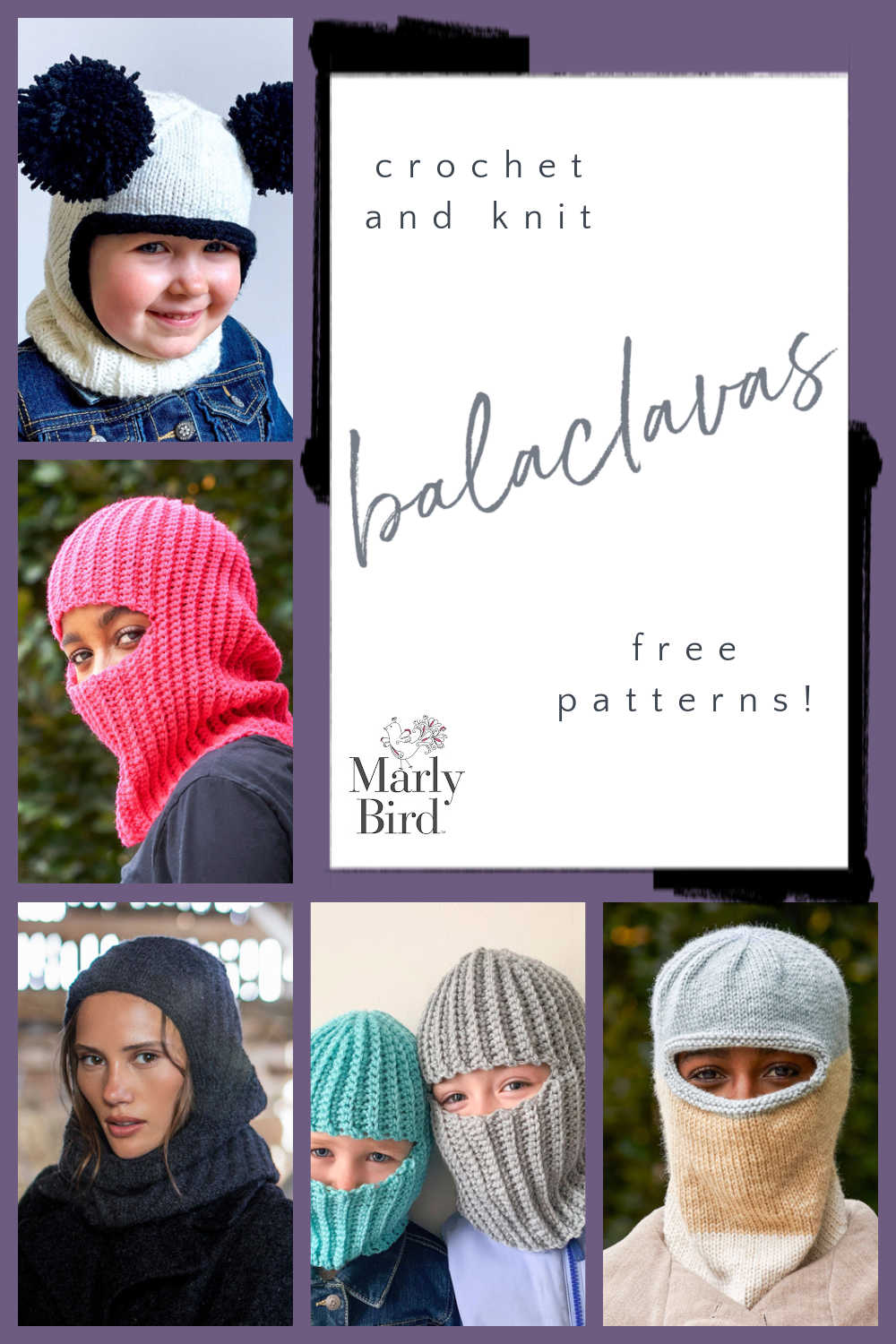 Get Warm! Knit and Crochet Balaclava Patterns - Marly Bird