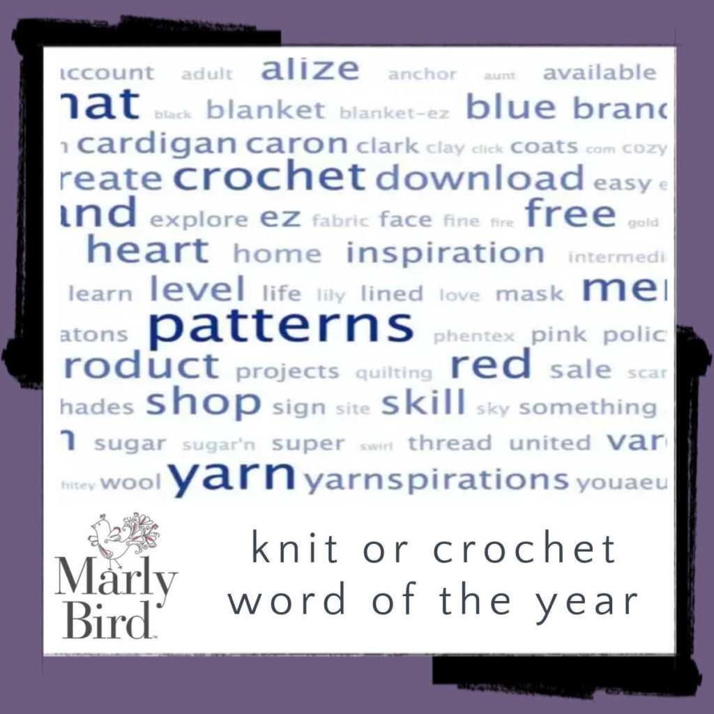 knit or crochet word of the year