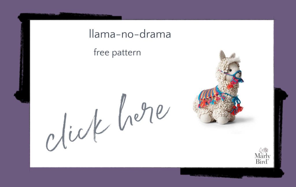 Llama-No-Drama free crochet pattern
