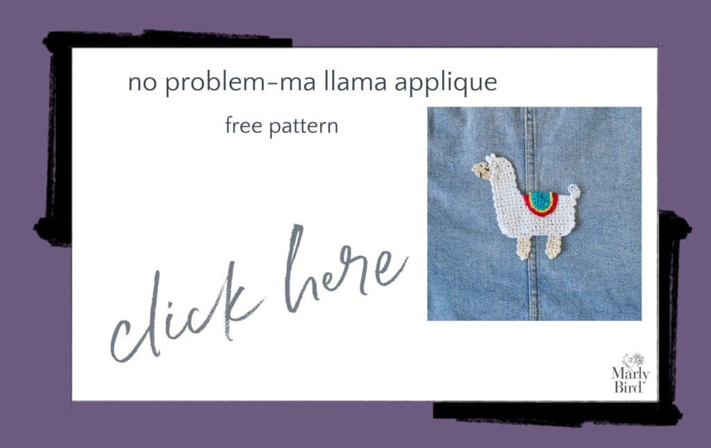 No Problem-ma Llama Applique