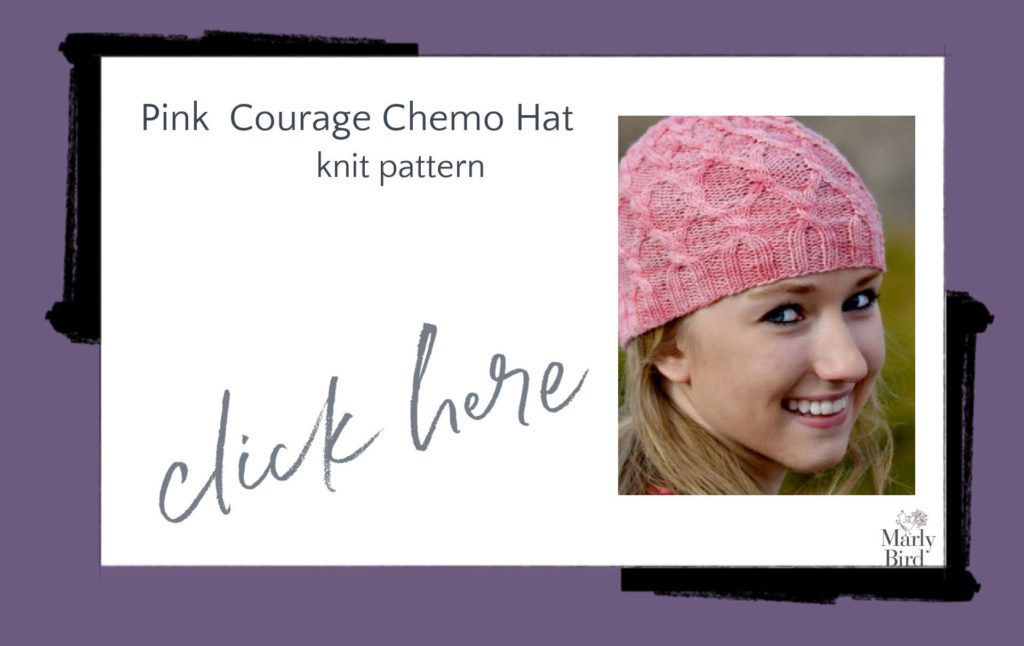 pink courage chemo cap knit pattern