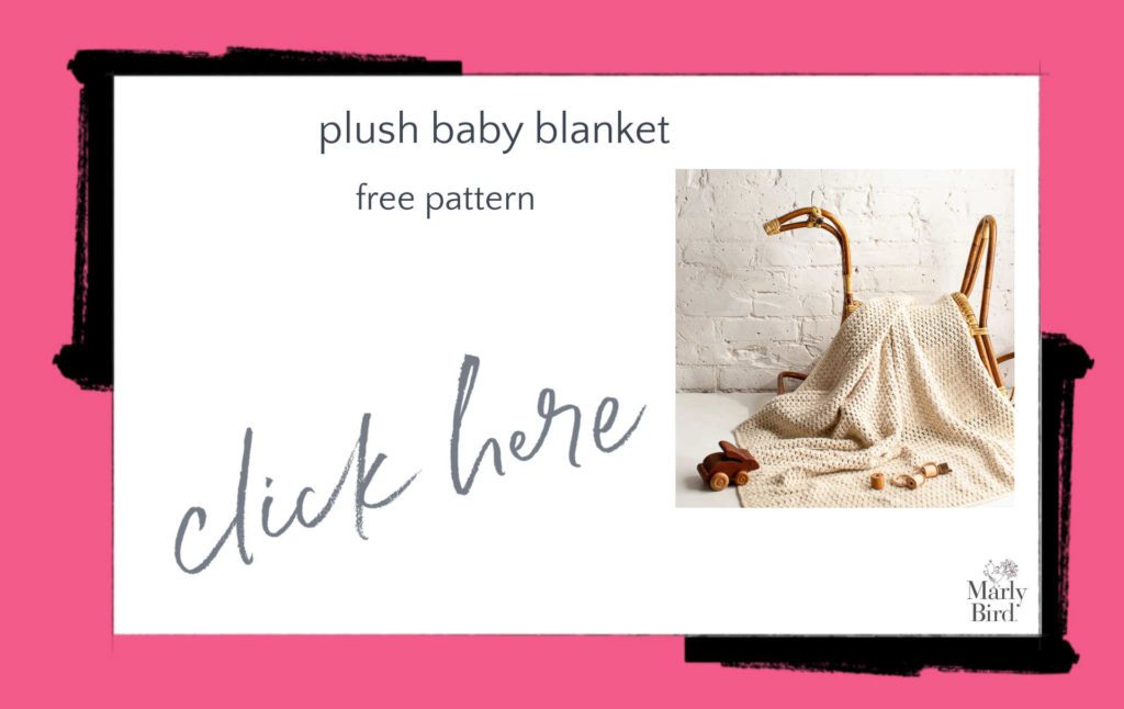 Plush Baby Blanket Free Crochet Pattern