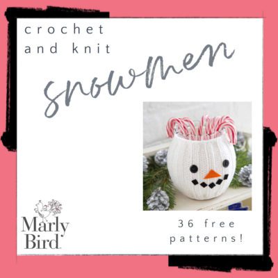 36 Free Knit and Crochet Snowman Patterns