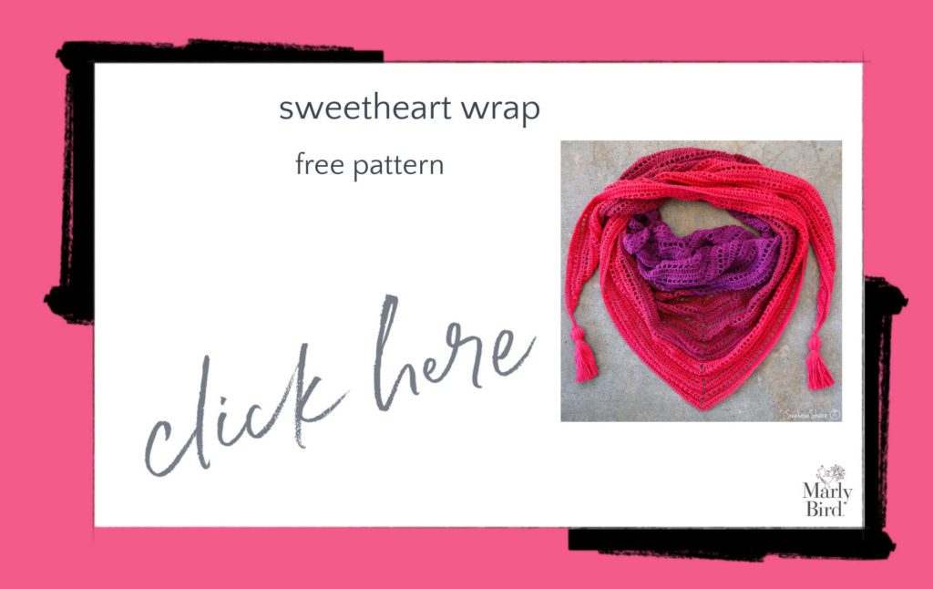 Sweetheart Wrap Free Crochet Pattern