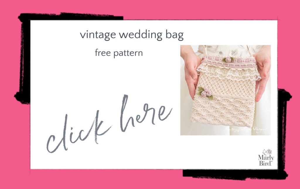 Vintage Wedding Bag Free Crochet Pattern