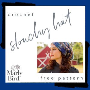 Crochet Slouchy Hat Free Pattern