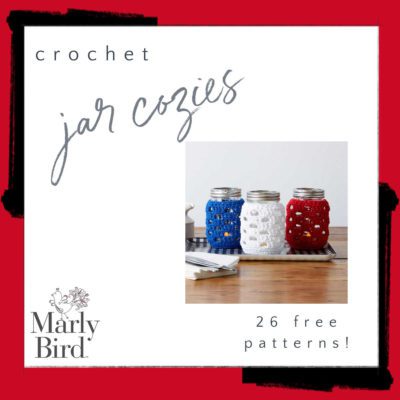 26 Crochet Mason Jar Cover Free Patterns