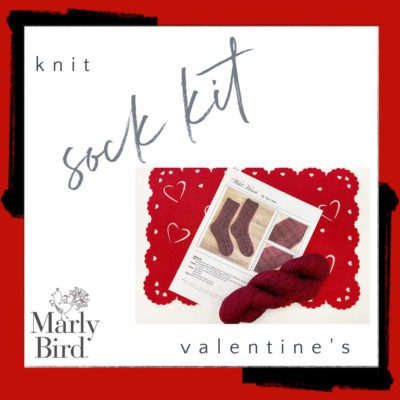 Valentine’s Knitting: Wild Heart Sock Kit