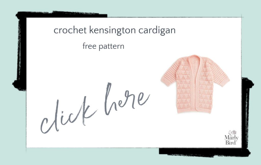 Crochet Kensington Cardigan Free Crochet Pattern