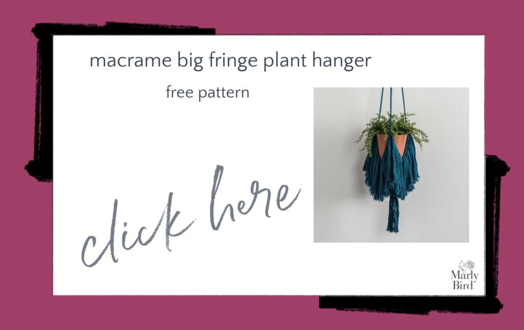 Macrame Big Fringe Plant Hanger