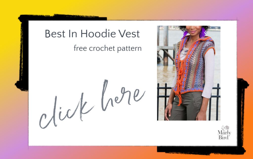 Best in Hoodie Vest Free Crochet Pattern