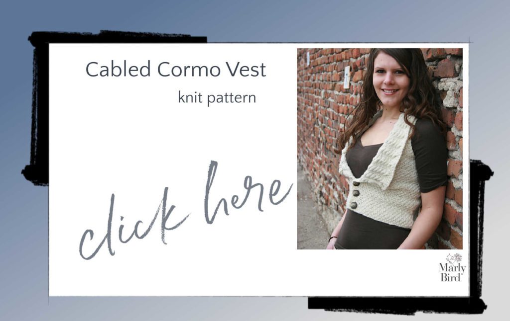 Cable Knit Vest Pattern