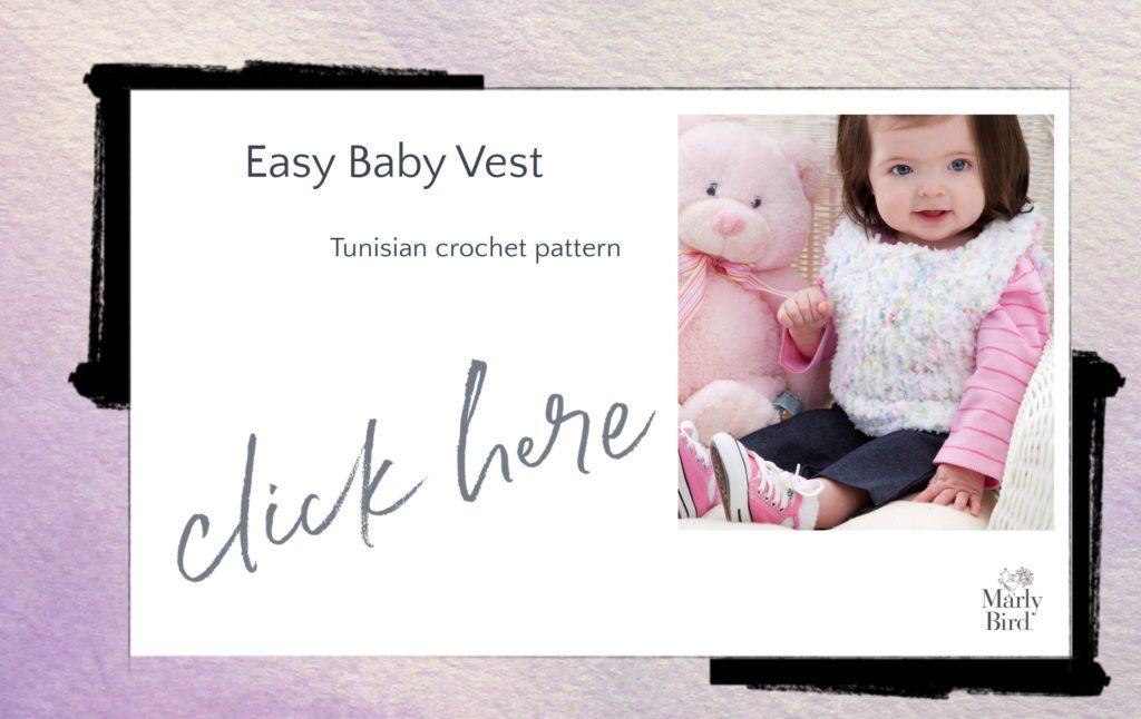 tunisian crochet patterns for baby clothes