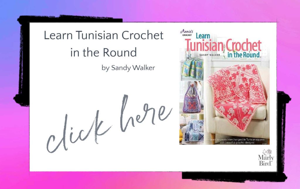 tunisian crochet books in the round