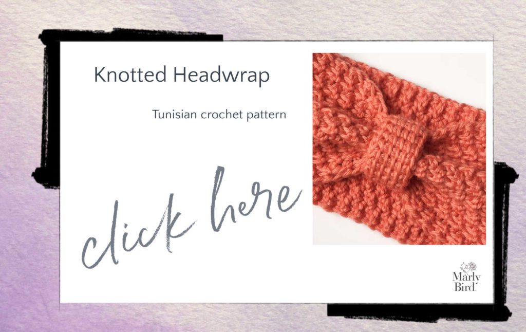 tunisian crochet headband pattern