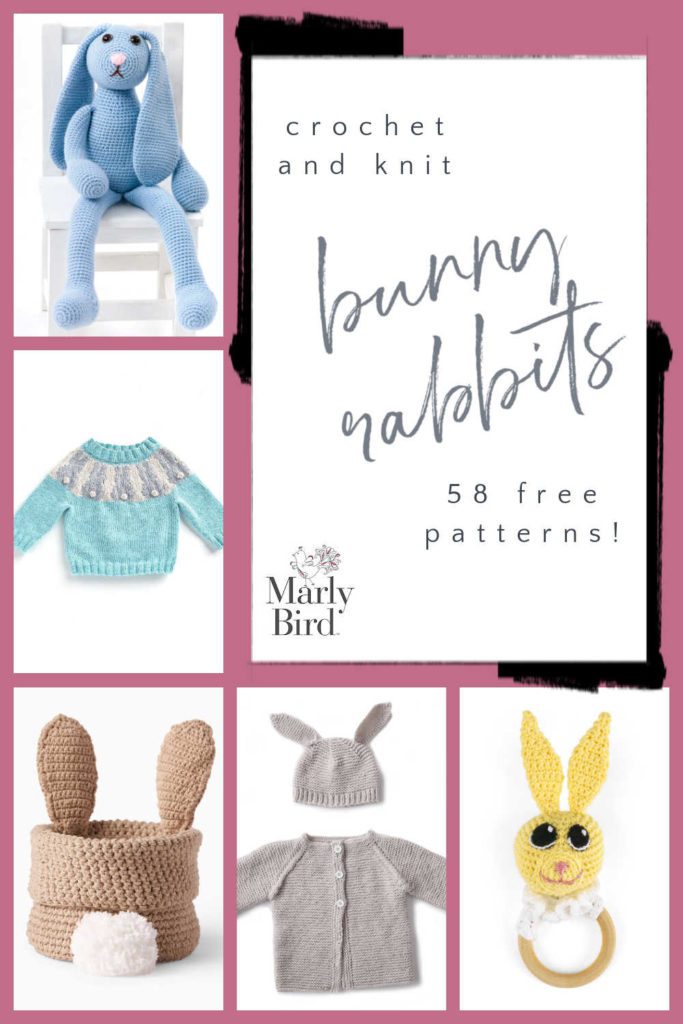 58 Free Bunny Rabbit Patterns to Crochet and Knit
