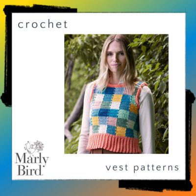 7 Colorful Crochet Vest Patterns for Spring