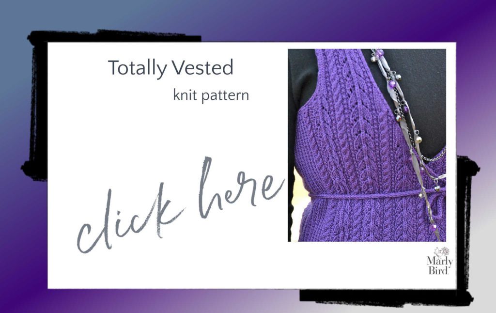 knit spring vest pattern