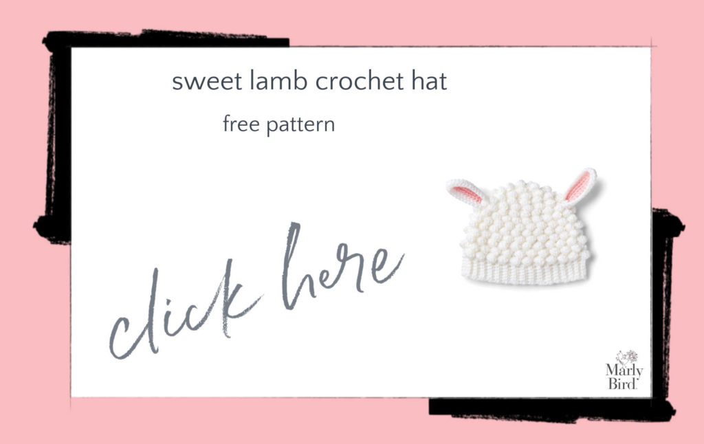Sweet Lamb Crochet Hat Free Crochet Pattern