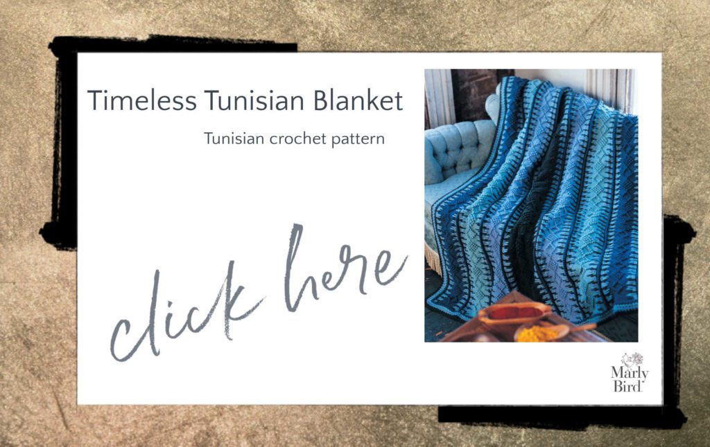 tunisian crochet blankets with texture