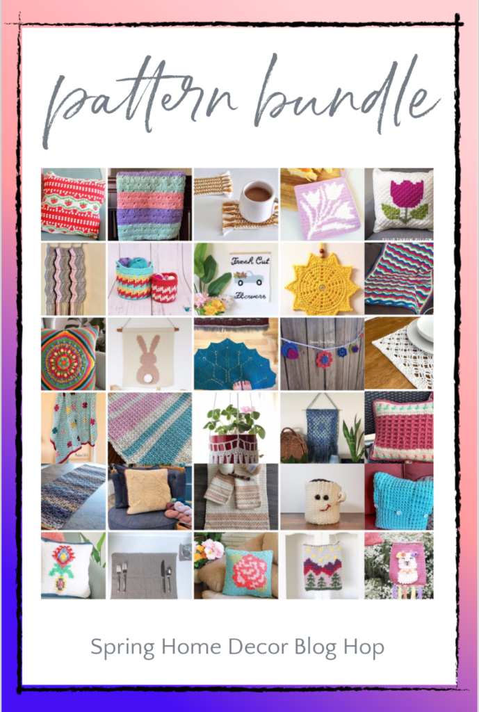 spring home decor crochet pattern bundle