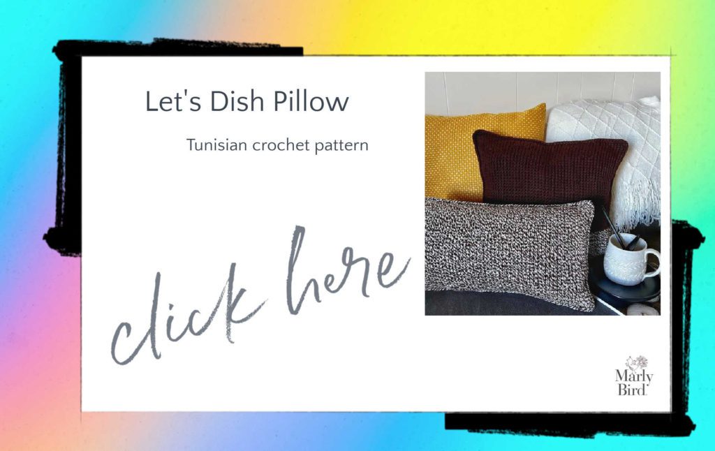 tunisian crochet pillow patterns