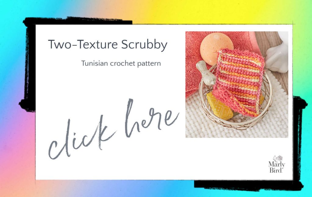 tunisian crochet scrubby pattern for the home