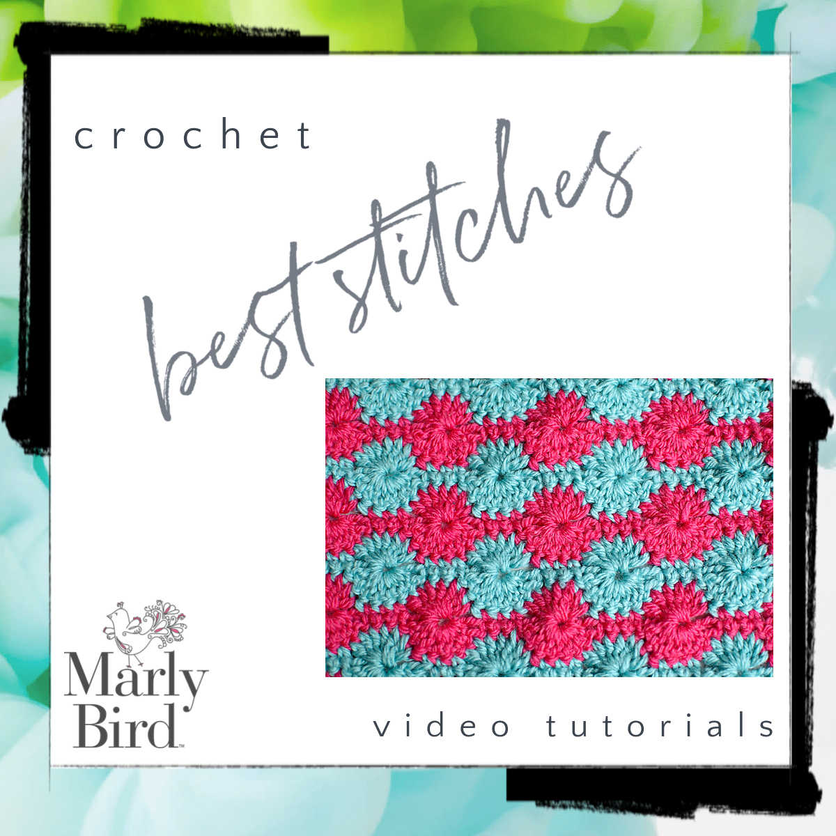 best crochet stitches for a baby blanket - Marly Bird