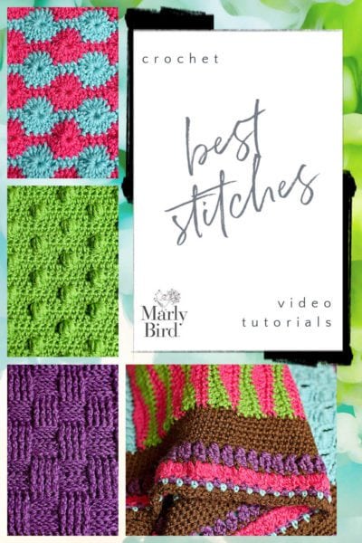 9 Best Crochet Stitches for a Baby Blanket with Video Tutorials - Marly ...