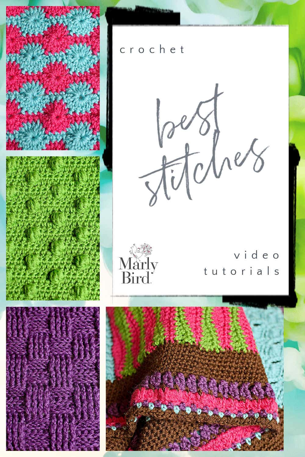 9 Best Crochet Stitches for a Baby Blanket Marly Bird
