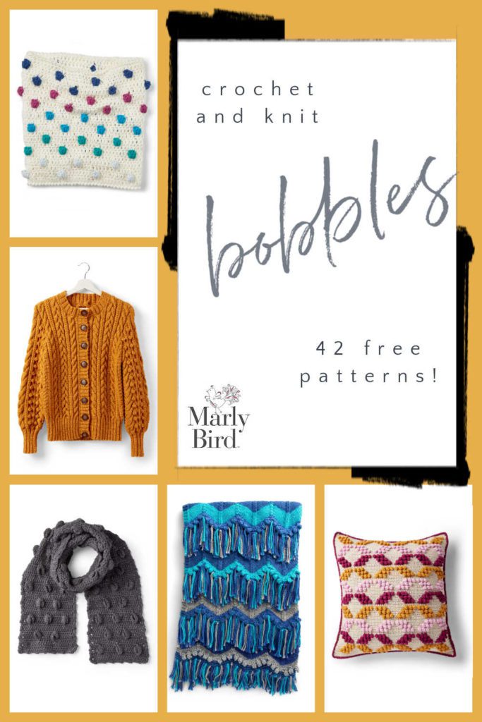 42 FREE Knit and Crochet Bobble Patterns