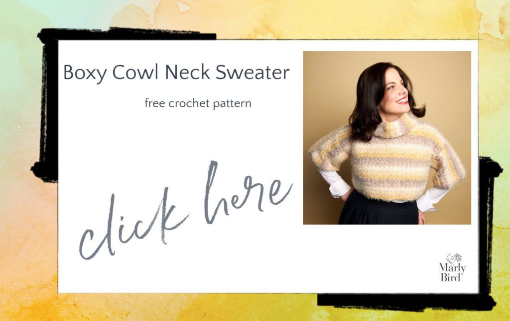 free crochet crop top pattern for sweater