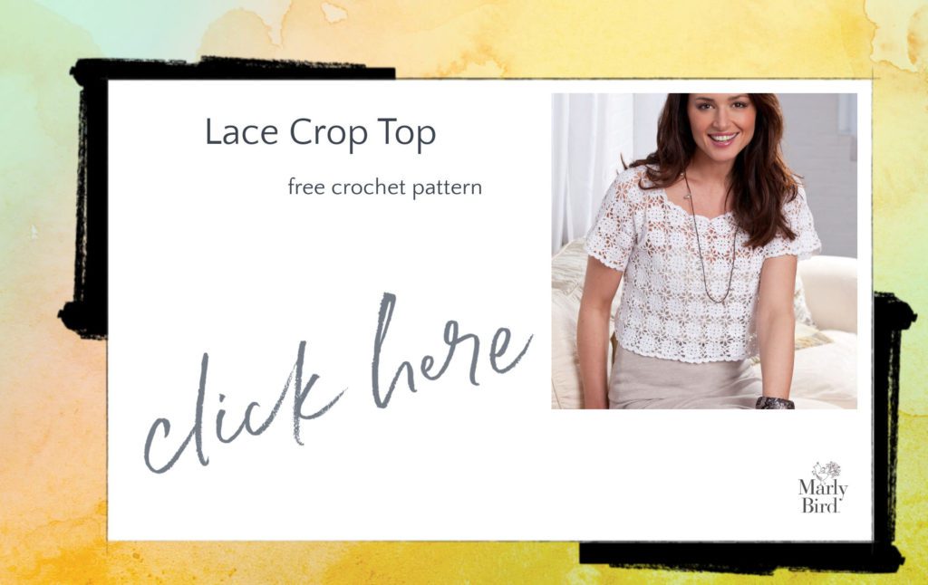 lace crochet crop top