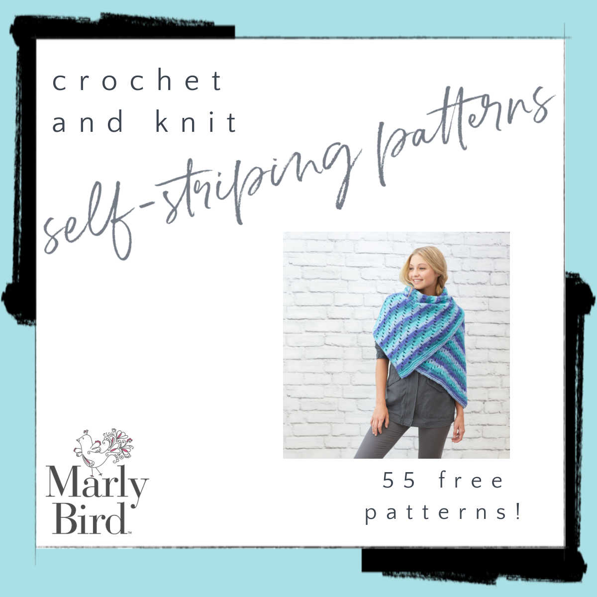 55 Free Self-Striping Patterns to Crochet and Knit - Marly Bird