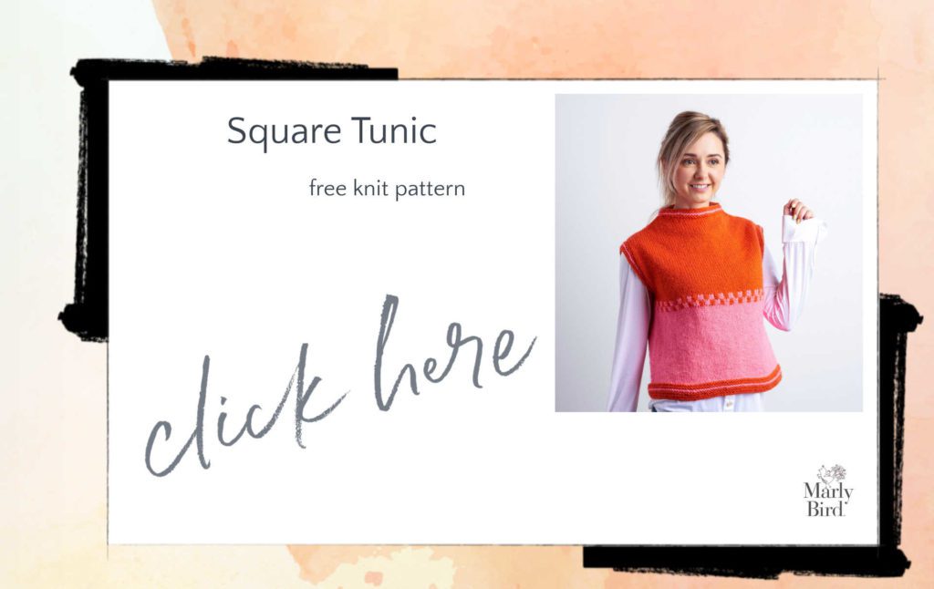 square knit tunic pattern