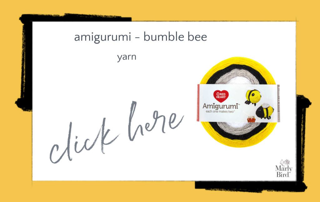 Red Heart Amigurumi Yarn Bumble Bee