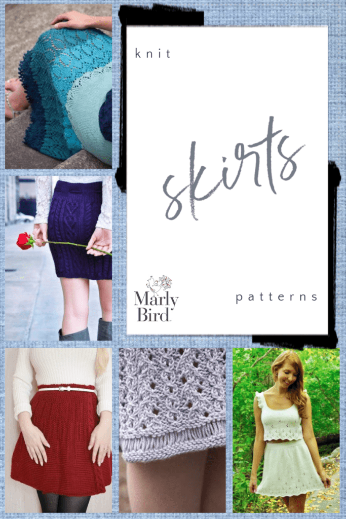 knit skirt patterns