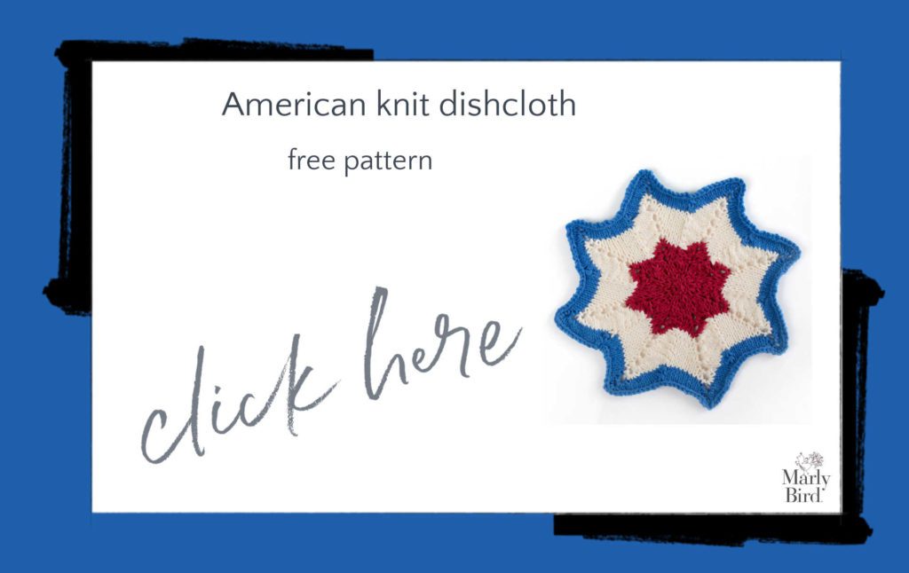 American dishcloth knitting pattern