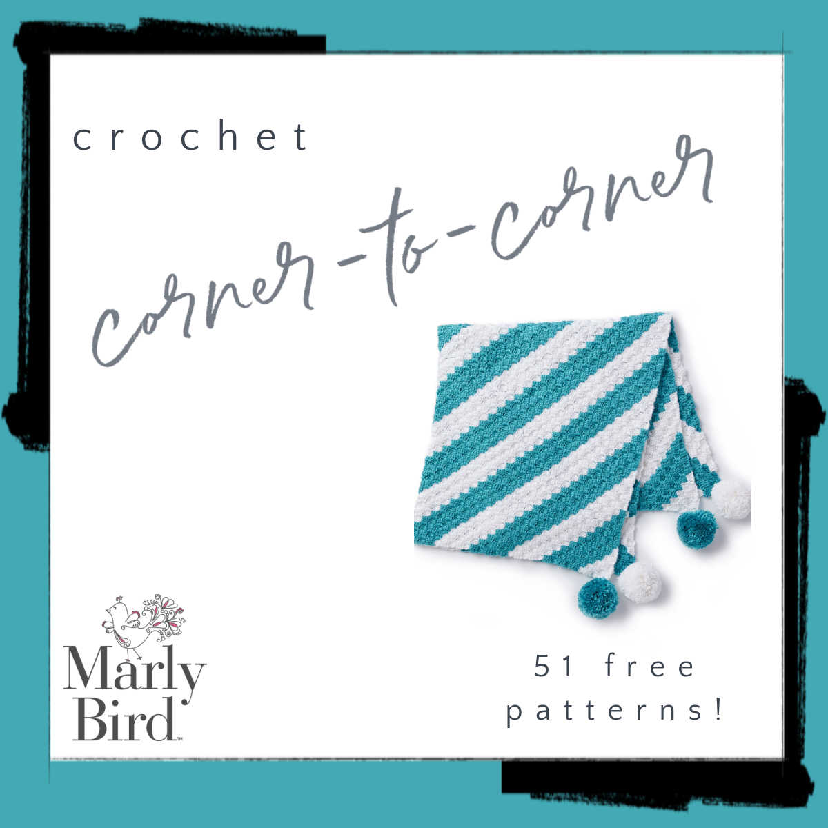 51 Free Crochet Corner-to-Corner Patterns | Marly Bird