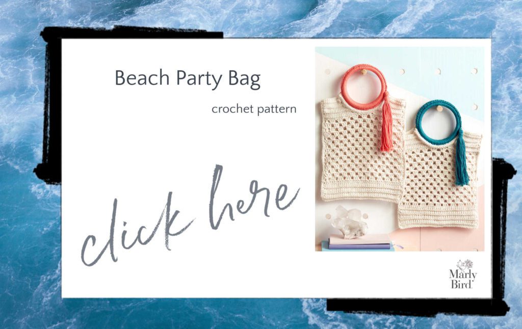 crochet beach party bag pattern