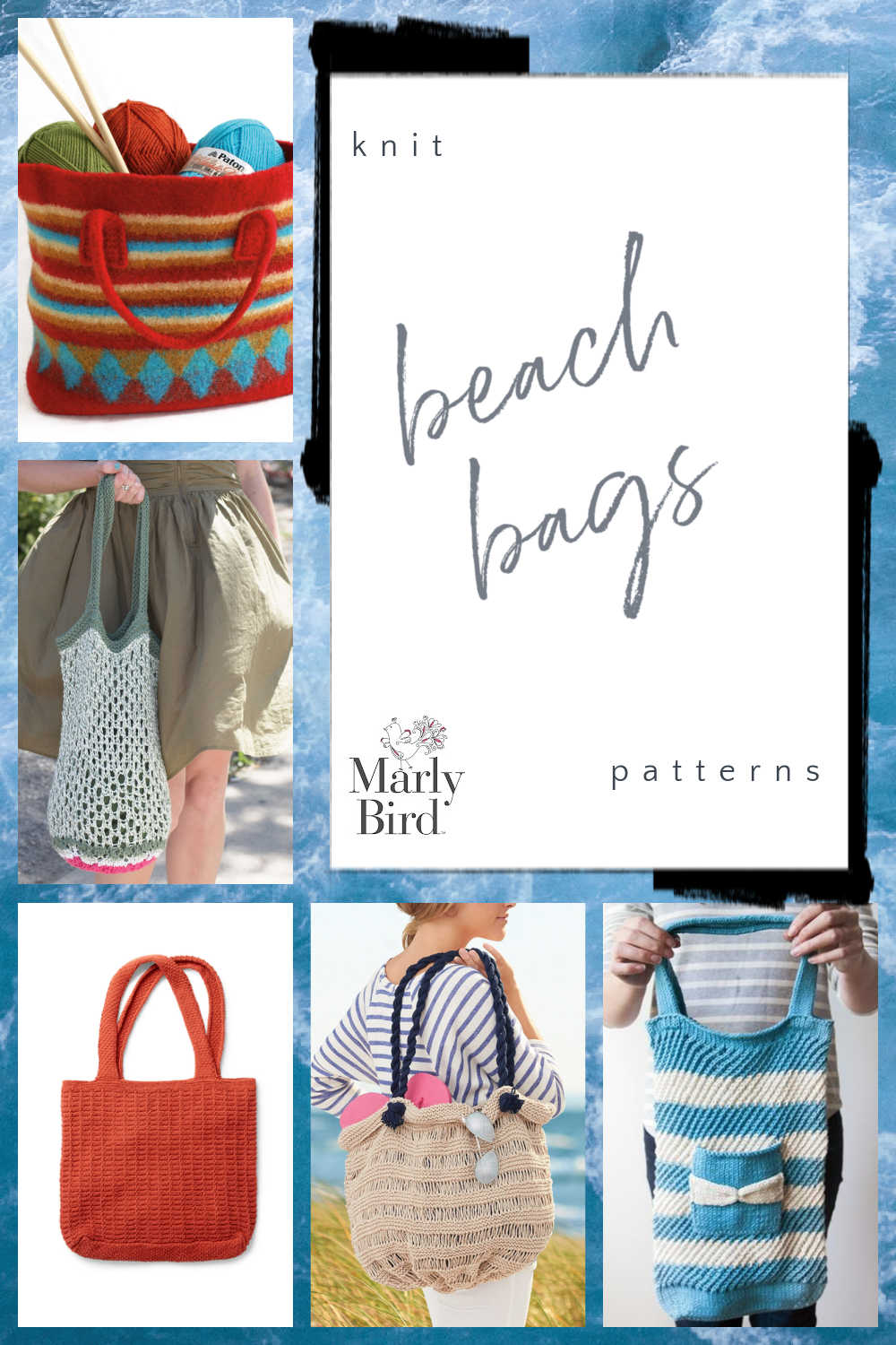 Knit Beach Bag Patterns For Summer Fun Marly Bird