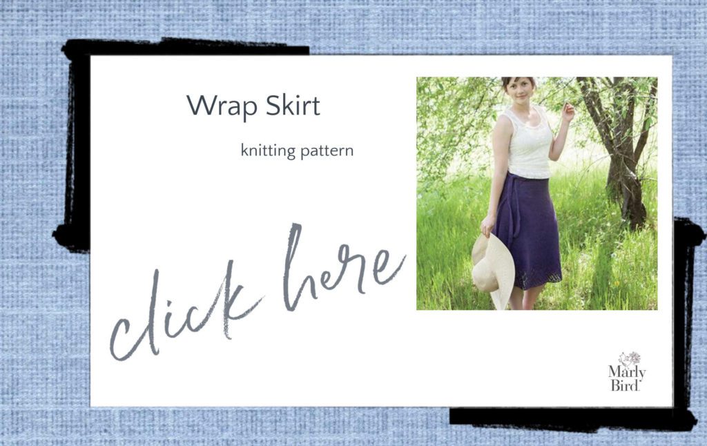 knit wrap skirt pattern
