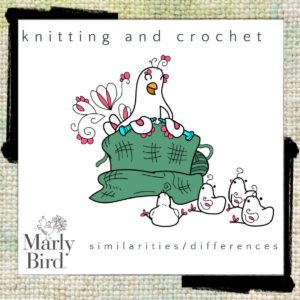 knitting and crochet