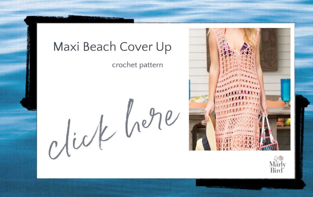 maxi dress beach cover up crochet pattern