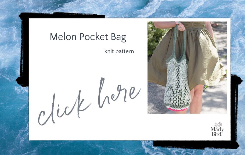 melon pocket bag knit pattern