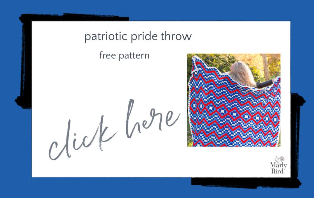 Patriotic Pride throw pattern