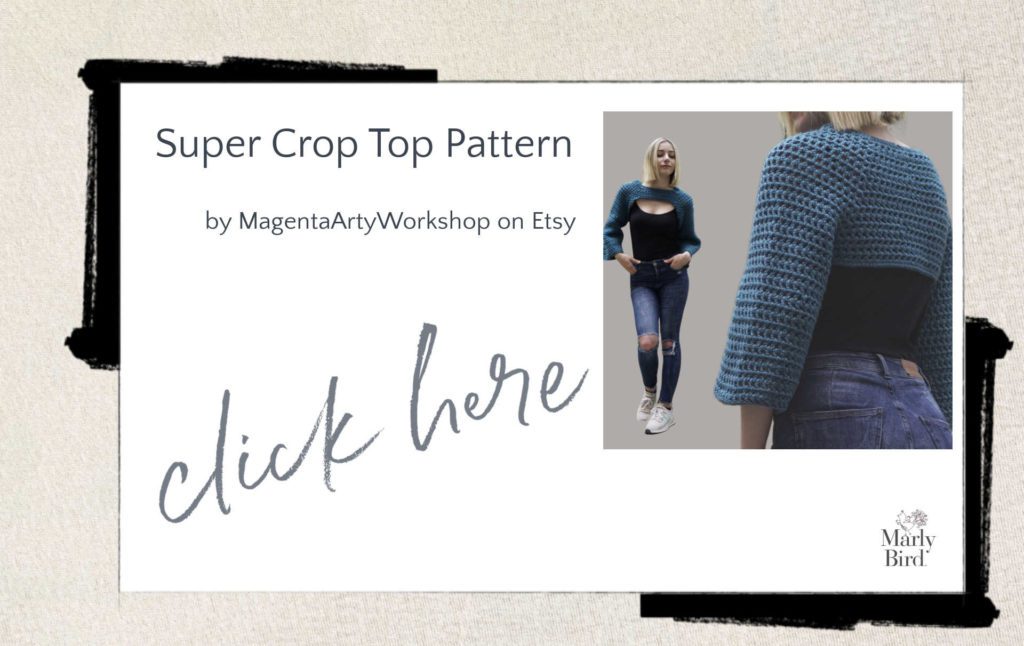 super crochet crop top pattern