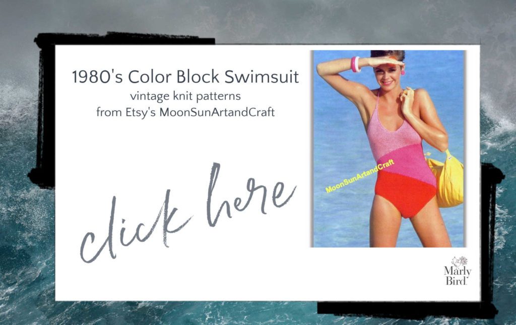 MoonSunArtandCraft sells this ombre color-blocked knit one-piece design.