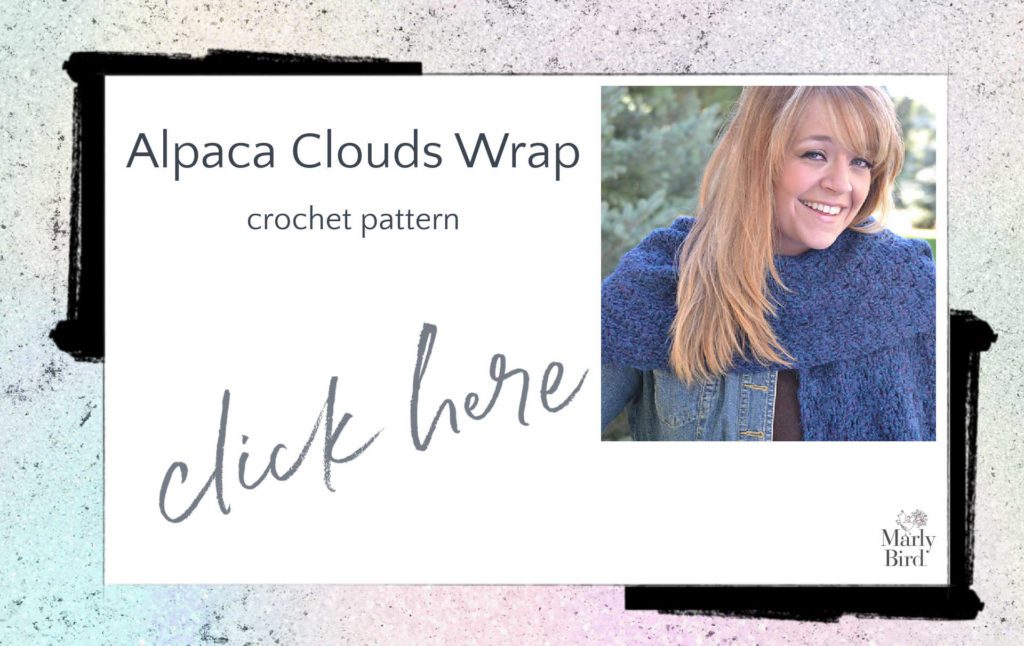 alpaca crochet wrap pattern
